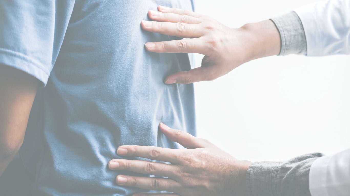 Dr Purohit — spinal adjustment in clinic